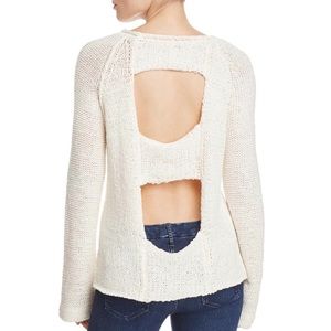 Elan Cut Out Back Pullover Sweater